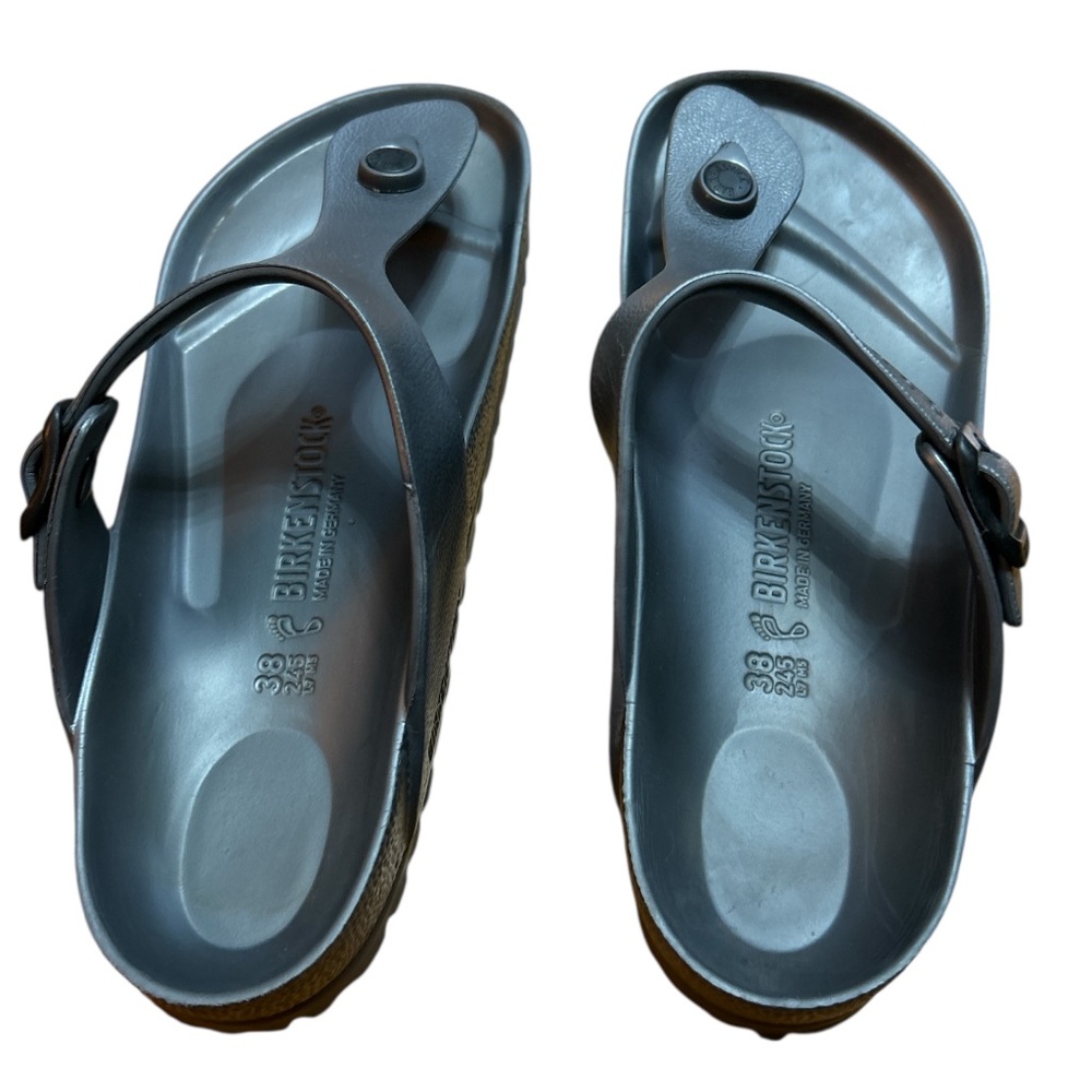 Birkenstock Gizeh Dark Gray Sandals Size:7 - Picture 4 of 6